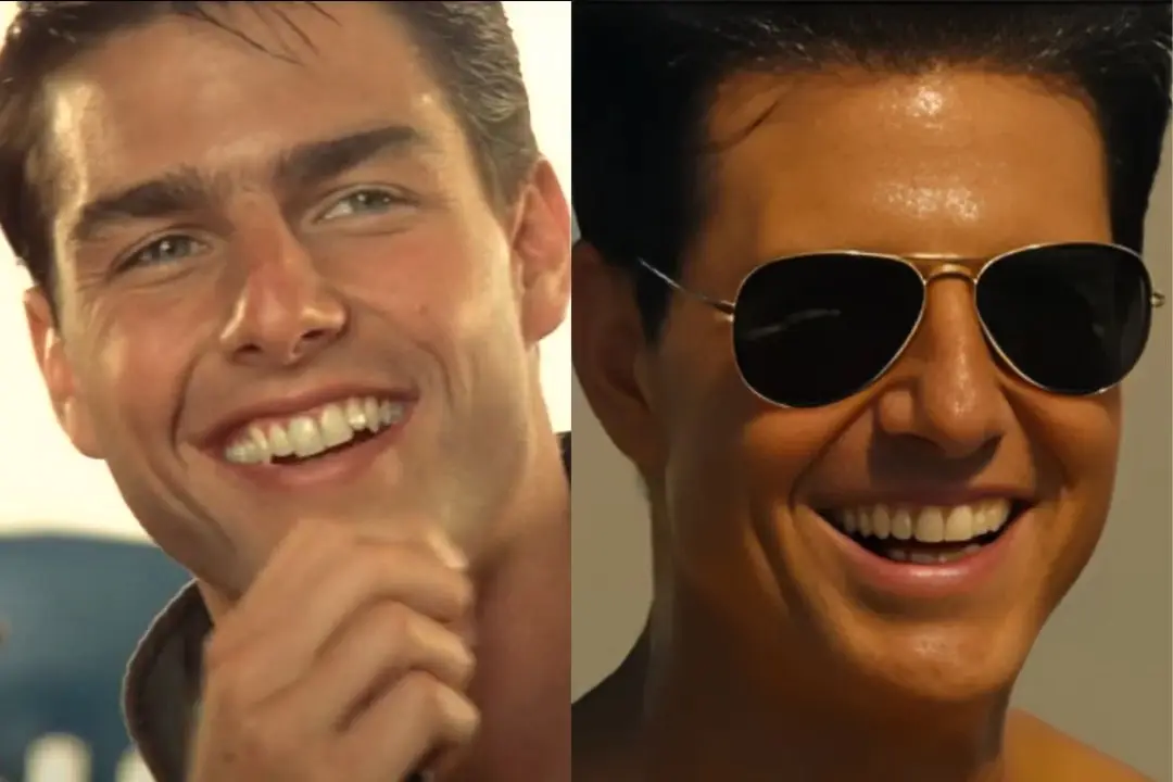 Tom Cruise teeth before after